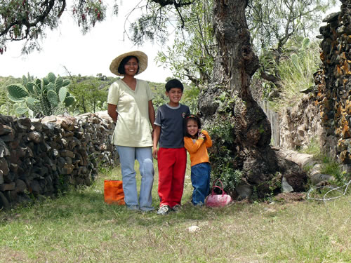 Family under Pati Tree